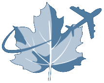 JainVoyagers Canada Maple Leaf and Airplane